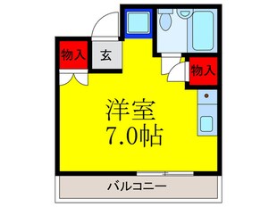 コ－ポ扇の物件間取画像